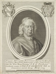 Portret van kardinaal Pompeo Aldrovandi