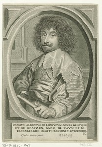 Portret van Karel Albert de Longueval