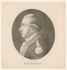Portret van Karel August van Saksen-Weimar-Eisenach