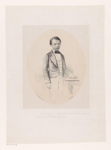 Portret van Karel August Willem Nicolaas van Saksen-Weimar-Eisenach