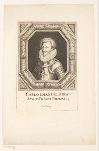 Portret van Karel Emanuel I van Savoye