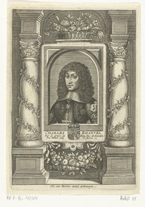 Portret van Karel-Emanuel II