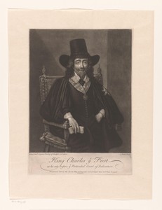 Portret van Karel I, koning van Engeland