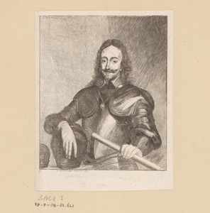Portret van Karel I, koning van Engeland