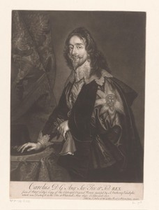 Portret van Karel I, koning van Engeland