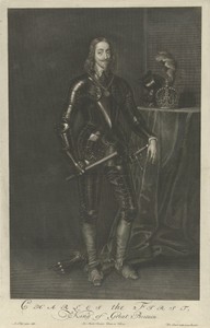 Portret van Karel I, koning van Engeland en Schotland