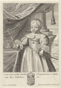 Portret van Karel II, als kind