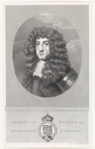 Portret van Karel II, koning van Engeland