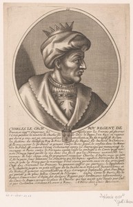 Portret van Karel III de Dikke
