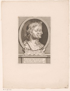 Portret van Karel III de Dikke en Lodewijk V