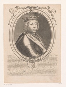 Portret van Karel IV, koning van Frankrijk en Navarra
