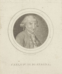 Portret van Karel IV, koning van Spanje