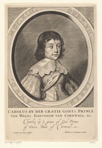 Portret van Karel, prins van Wales op 12-jarige leeftijd