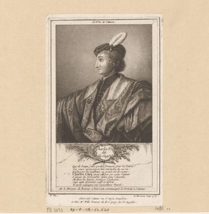 Portret van Karel V, koning van Frankrijk