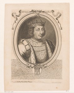 Portret van Karel V, koning van Frankrijk