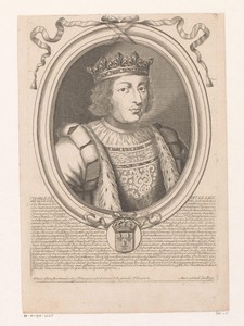 Portret van Karel V, koning van Frankrijk