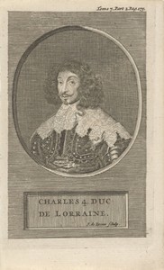 Portret van Karel V Leopold, hertog van Lotharingen