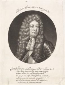 Portret van Karel V Leopold, hertog van Lotharingen