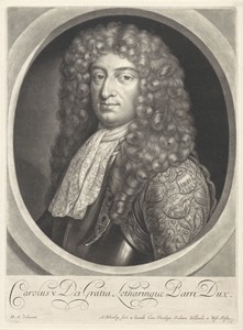 Portret van Karel V Leopold, hertog van Lotharingen