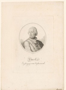Portret van Karel van Oostenrijk-Teschen