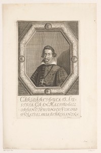 Portret van Karel van Oostenrijk, vorstbisschop van Breslau en bisschop van Brixen
