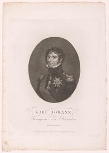 Portret van Karel XIV Johan als kroonprins van Zweden