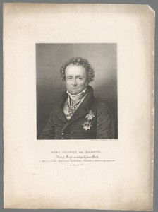 Portret van Karl Albert von Kamptz
