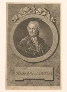 Portret van Karl Anton Martini