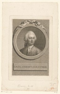 Portret van Karl Christian Gärtner