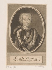 Portret van Karl Eugen von Württemberg
