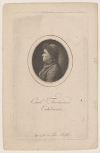 Portret van Karl Ferdinand Eckebrecht