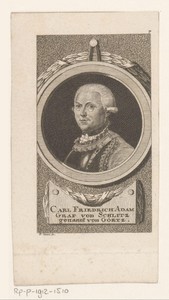Portret van Karl Friedrich Adam Graf von Görtz