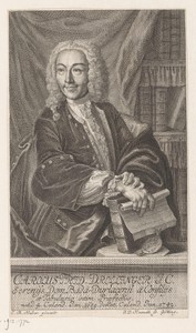 Portret van Karl Friedrich Drollinger