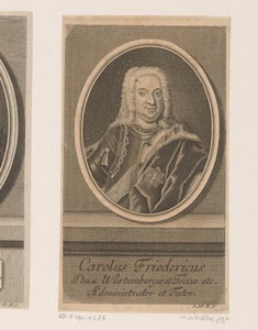 Portret van Karl Friedrich von Württemberg-Oels