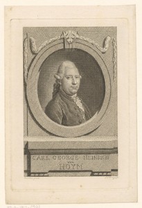 Portret van Karl Georg Heinrich von Hoym