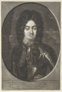 Portret van Karl Godfried baron van Deloe
