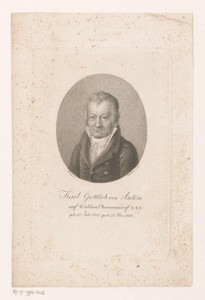 Portret van Karl Gottlob von Anton