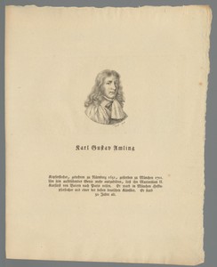 Portret van Karl Gustav Amling