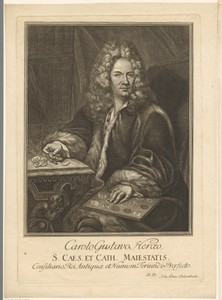 Portret van Karl Gustav Heraeus