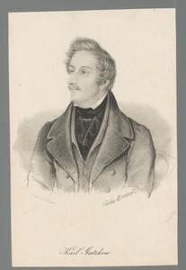 Portret van Karl Gutzkow