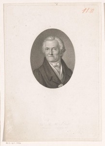 Portret van Karl Konrad Streit