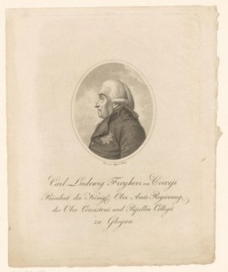 Portret van Karl Ludwig von Cocceji