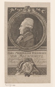 Portret van Karl Maximilian Ferdinand von Mauschwitz