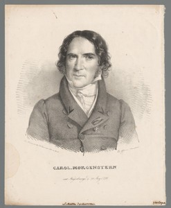 Portret van Karl Simon Morgenstern