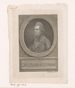 Portret van Karl von Hessen-Kassel