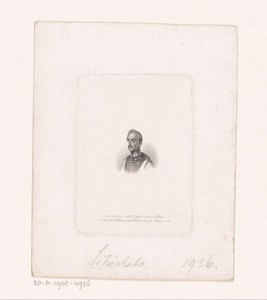 Portret van Karl von Schönhals
