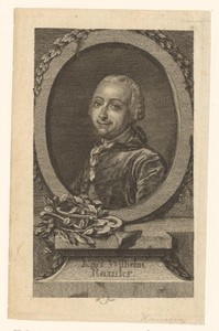 Portret van Karl Wilhelm Ramler