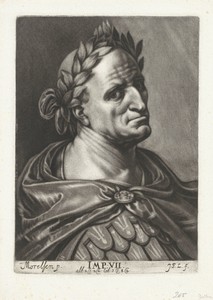 Portret van keizer Galba