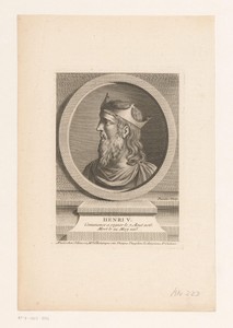 Portret van keizer Hendrik V