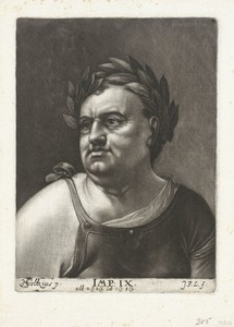 Portret van keizer Vitellius